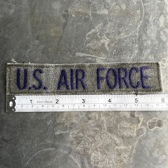 U.S. AIR FORCE embroidered tape patch - vintage - Picture 8 of 10